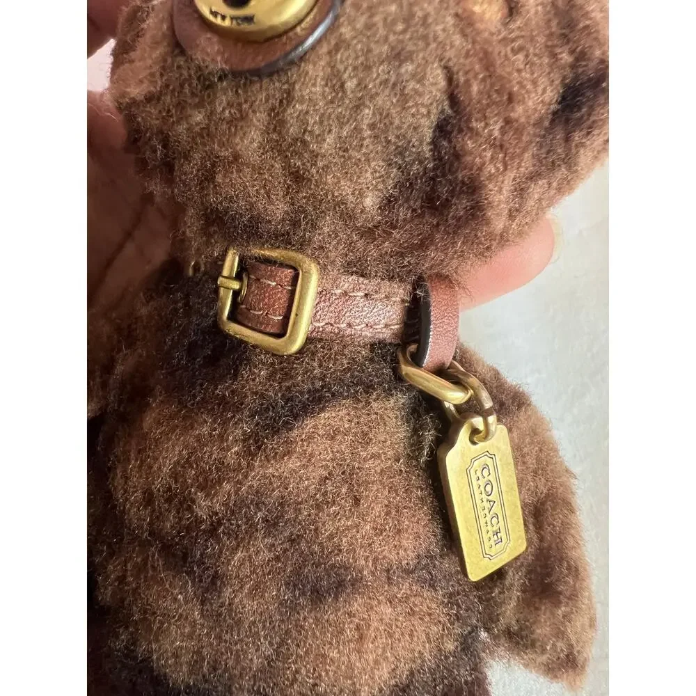 Coach Shearling Bear Charm - Picture 5 of 10